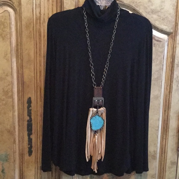Sought After Belt Fringe Necklace - Picture 1 of 7